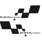 Subaru Sport Yan Kapı için Çamurluk Sticker 2 Adet Sağ Sol