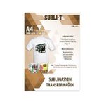 Subli-T Sublimasyon Transfer Baskı Kağıdı A4 Tekstil