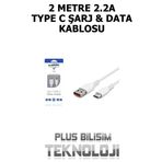 Subzero 2 Metre Type C Şarj Kablosu 2.4 Amper Subzero CL48