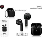 Subzero AIR5S SW21 Koruma Kılıf Hediyeli Siyah Wıreless Bluetooth Kulaklık