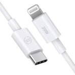 Subzero Apple iPhone 11 Şarj Kablosu Pd 20W Hızlı Type C - Ligtning Kablo 1 Metre