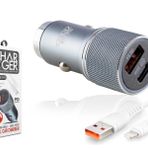 Subzero CR92 20W 3.4A Hızlı PD+Usb Çıkışlı İphone Araç Şarj Aleti