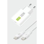 Subzero Huawei Nova 13 Pro Uyumlu Gan Teknolojili 30W Ultra Slim Şarj Aleti + Usb-C To Type-C Kablo - Beyaz