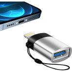 Subzero iPhone iPad USB Dönüştürücü Otg Adaptör Apple Lightning - USB 3.0 Aktarıcı - Gri