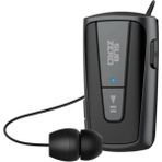 Subzero Makaralı Bluetooth Kulaklık Titreşimli ve Mikrofonlu | iPhone, samsung, xiaomi, oppo Uyumlu - Siyah - Gri