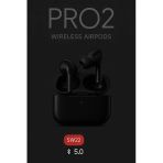 Subzero Wıreless Aırpods Pro 2 Bluetooth Kulaklık Siyah (Subzero İthalatcı Garantili)