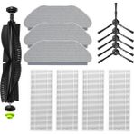 Success1 Ana Yan Fırça Filtresi ve Paspas Bezi Yedek Aksesuarlar Qihoo 360 S10 X100 Max Robotik Elektrikli Süpürge (Yurt Dışından)