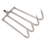 Sucul Paslanmaz Çelik Tırmık Çelik Tırmık, 4 Dişli Balıkçılık Akarsuları, Nehirler için (S 3 cm / 1,2 inç)