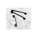 Sucuoğlu 224 Mm Siyah Metal Mutfak Mobilya Çekmece Mutfak Dolap Dolabı Kulp Kapak Kulbu (5 Adet)