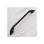 Sucuoğlu Beren Kulp Siyah 128-160 Mm Metal Mobilya Mutfak Çekmece Dolabı Dolap Kulpları Kapak Kulbu (10 Adet)
