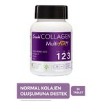 Suda Collagen Multiform Tablet - Tip I-Iı-Iıı Kolajen - C Vitamini, Hyaluronik Asit, Çinko, Biotin | 36 Tablet