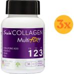 Suda Collagen Multiform Tip I-Iı-Iıı Kolajen 36 Tablet - 3 Adet (Toplam 108 Tablet) - Dezenfektan Hediyeli (%72 Alkol)