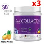 Suda Collagen Probiyotik Ananas Aromalı 3x300 gr Toz