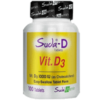 Suda Vitamin Vitamin D3 1000 IU 100 Tablet