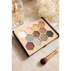 Sudedi Home 11 Renk Göz Farı Paleti Mat ve Işıltılı Tonlar Nude Kahve Bronz Far Paleti Smokey Eye Göz Makyajı - Çok Renkli