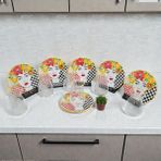 Sudedi Home Sudedi Bellissimo Altın Yaldızlı Çay Bardağı Seti - Renkli - 150 ml