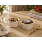 Sudela 6’lı Porselen Sufle ve Kek Fırın Kabı Seti – Isıya Dayanıklı Ramekin Tatlı Kasesi