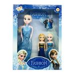 SUDEN Frozen Elsa Anna Bebek Oyuncak Set 3lü Çocuk Eğitici Oyuncaklar