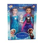 SUDEN Karlar Ülkesi Frozen Elsa Ve Anna Olaflı 3'lü Set Şarkı Söyleyen