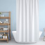 SudoCheap Zethome Jackline Banyo Duş Perdesi 0010 Beyaz Çift Kanat 2X120x200