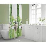 SudoCheap Zethome Tropik Banyo Duş Perdesi 10056 Çift Kanat 2X120x200