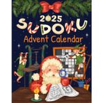 Sudoku Advent Calendar 2025: Festive Sudoku Book for Adults with 6 Daily Sudokus to Countdown to Christmas