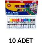 Südor 10 Adet My Dido Guaj Boya Tüp 9 ml x 12 Renk
