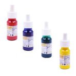 Südor 25 ml Kırmızı Mavi Yeşil Sarı Ebru Boyası