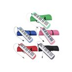 Südor 32 Tuş Melodika Bez Çantalı Melodika Set Siyah Renk Ticon Taşıma Kalplu