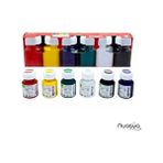 Südor 6 Renk 25ML Kumaş Boyası SD946 (Textile Color) - Çok Renkli
