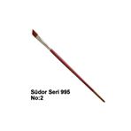Südor 995 No 2 Yan Kesik Sentetik Fırça