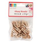 Südor Ahşap Mandal Küçük 2,5 cm 30 Lu