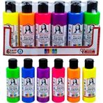 Sudor Akrilik Boya Multi 70 Ml Fosforlu 6 Fosforlu Renk Akrilik Boya Seti