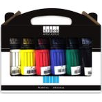 Südor Artist Akrilik Boya 6 x 75 ml Kalıcı ve Esnek Kullanım İçin İdeal Sanatsal Pigmentler