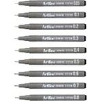 Südor Artline Drawing System Teknik Çizim Kalemi 9'lu Tam Set