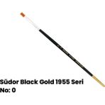 Südor Black Gold 1955 Seri Düz Kesik Uçlu Fırça No:0 Sanatsal Yaratıcılığınızı Geliştiren Fırça