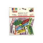 Südor BS130 Renkli Büyük 3.5 cm Ahşap Mandal