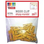 Südor Büyük 3.5 cm 20'li Naturel Ahşap Mandal