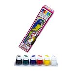 Südor Cam Boyası 6 Renk 15 ml 1 Paket Cam Vitray Boyası Vitray Boya Seti 6 lı