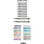Südor Drawing Teknik Çizim Kalemi 11'li SET200 Fineliner 04 mm Ince Uçlu Yazı Çizim Kalemi 20 Renk Set