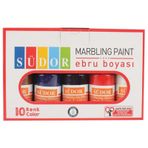 Südor Ebru Boyası 10 Renk x 30 ml. Damlalıklı Şişe