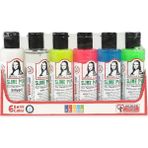 Südor Fosforlu Slime Seti 6 Renk 70 ml Aile Eğlencesi için Eğlenceli Aktivite