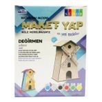 Südor Maket Değirmen Boyama Seti 16x10x7 cm Maket