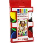 südor parmak boyası 6 renk set 15 ml eko - Yok