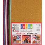 Südor SK01 20x30 cm 2 mm 10 Renk Simli Eva