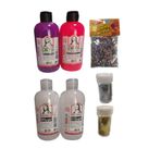 SÜDOR Slime Slaym Yapma Seti 250ml* 4 adet + Toz Sim 2 Adet + Köpük