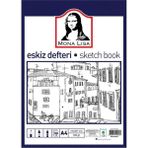 Südor Südor Mona Lisa Eskiz Defteri A4 50 Yaprak 120GR BN05-4 Fotokopi ve Baskı Kağıtları