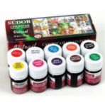 Südor Vitrail Cam Vitray Boyası 10 Renk x 25 ml.