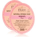 Suds Enjoy 2x125 gr Doğal El Yapımı Süngerli Gül Sabunu