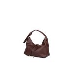 Sudy Model Modern Silüetli Kadın Deri Omuz Çantası (Bordo)